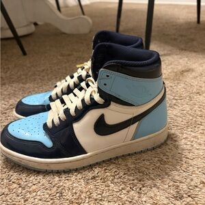 Jordans- Light Blue and Navy